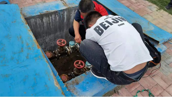 青天儀表污水流量計使用現(xiàn)場